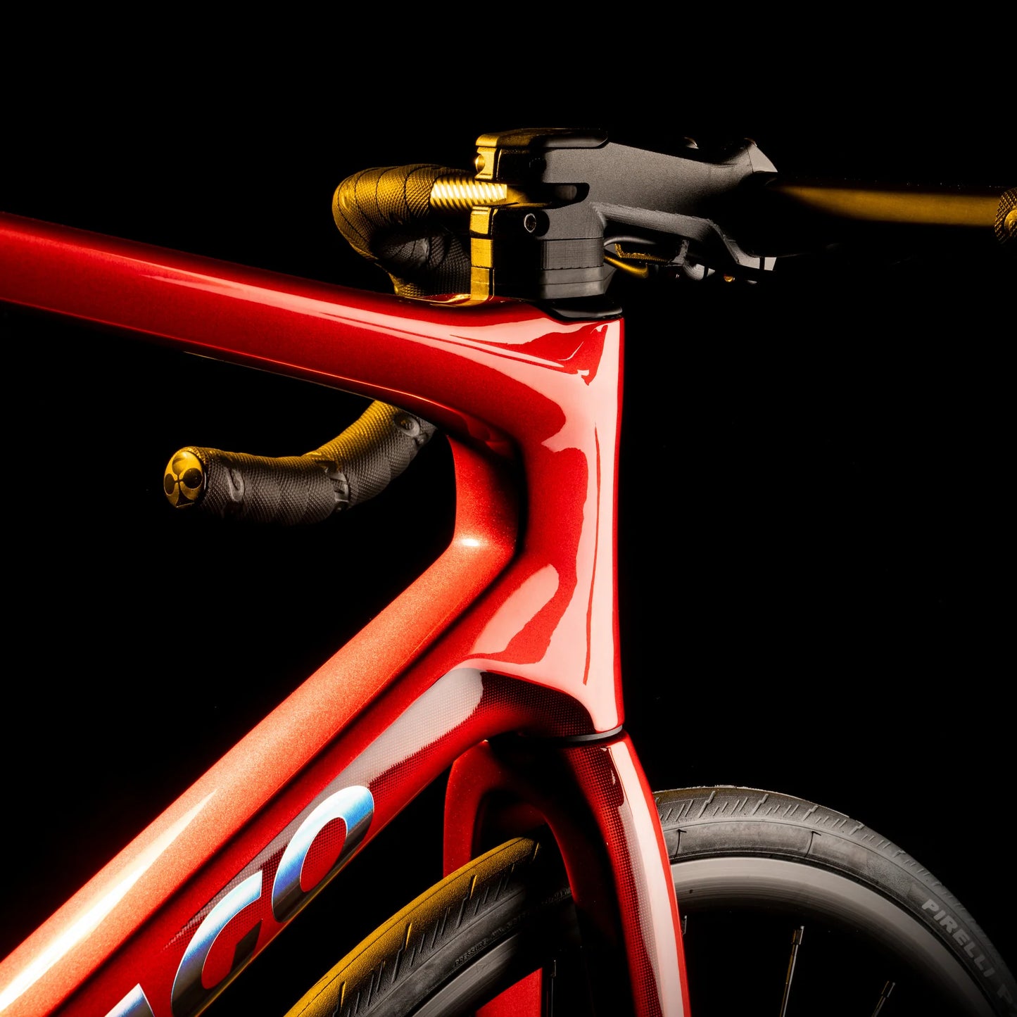 Vélo de route Colnago V4 Shimano 105 Di2 Fulcrum Racing 600db Rouge