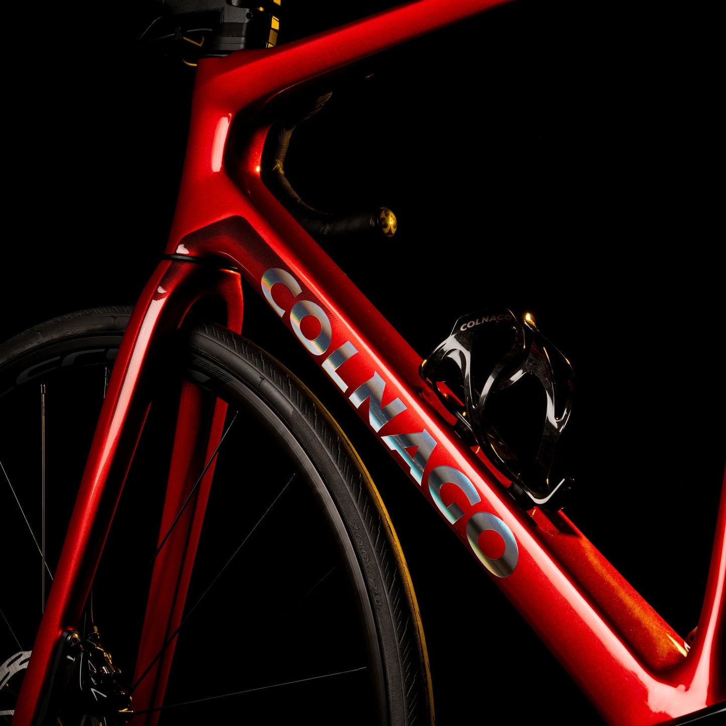 Vélo de route Colnago V4 Shimano 105 Di2 Fulcrum Racing 600db Rouge