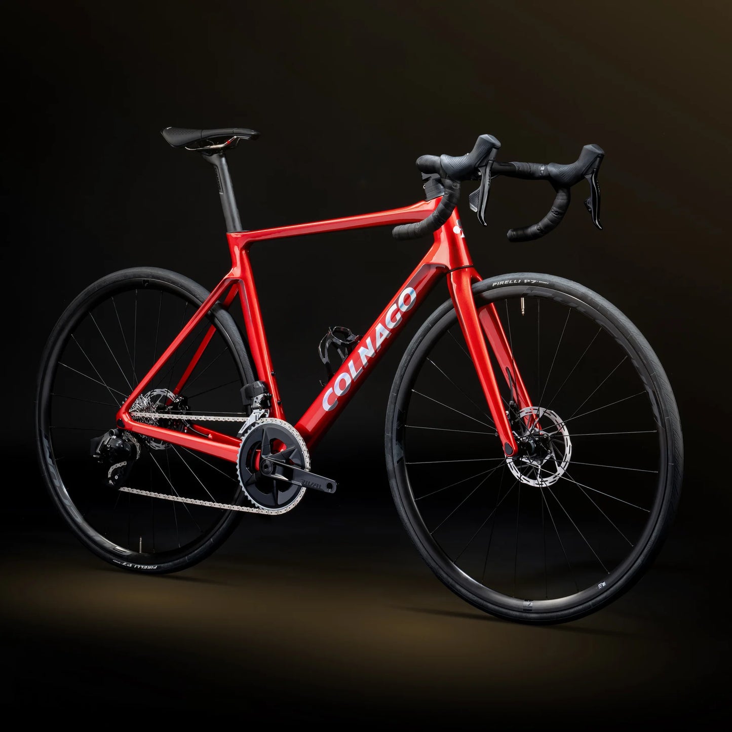 Vélo de route Colnago V4 Shimano 105 Di2 Fulcrum Racing 600db Rouge