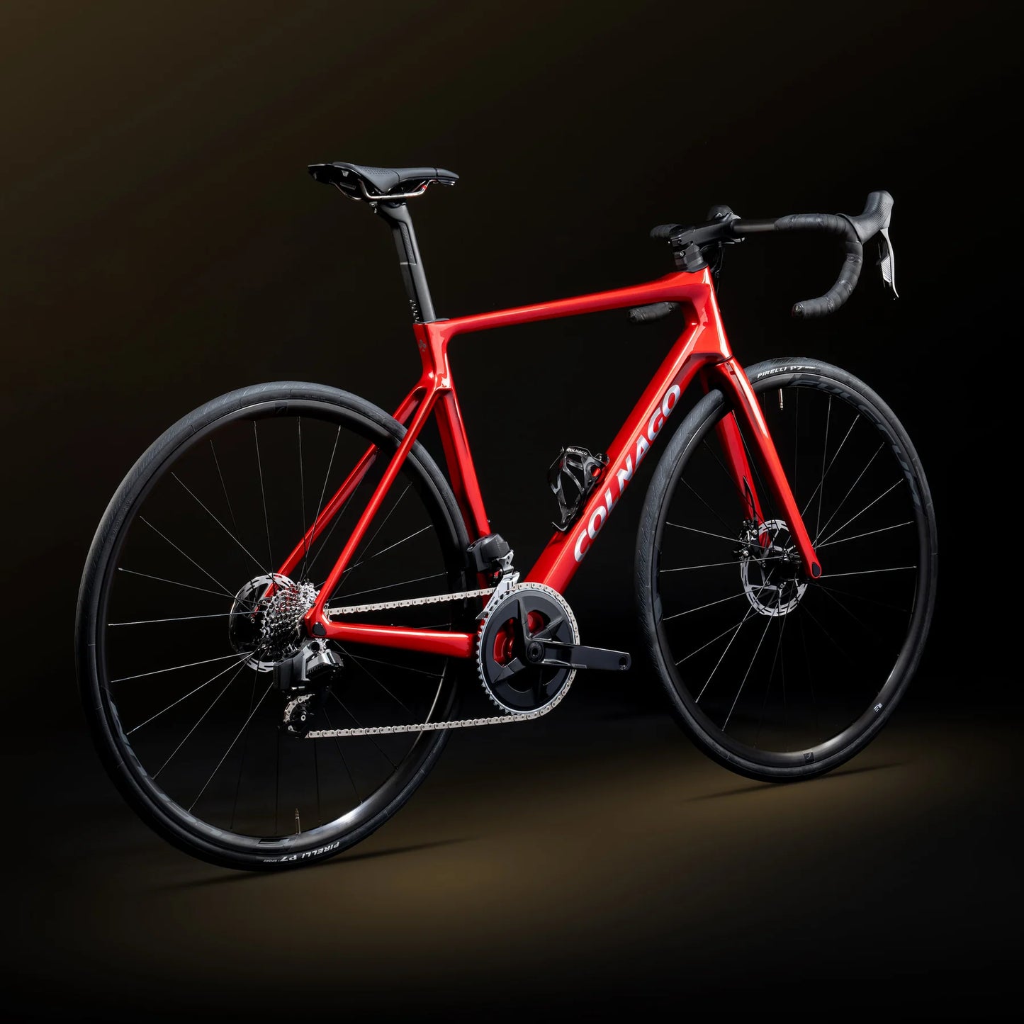 Vélo de route Colnago V4 Shimano 105 Di2 Fulcrum Racing 600db Rouge