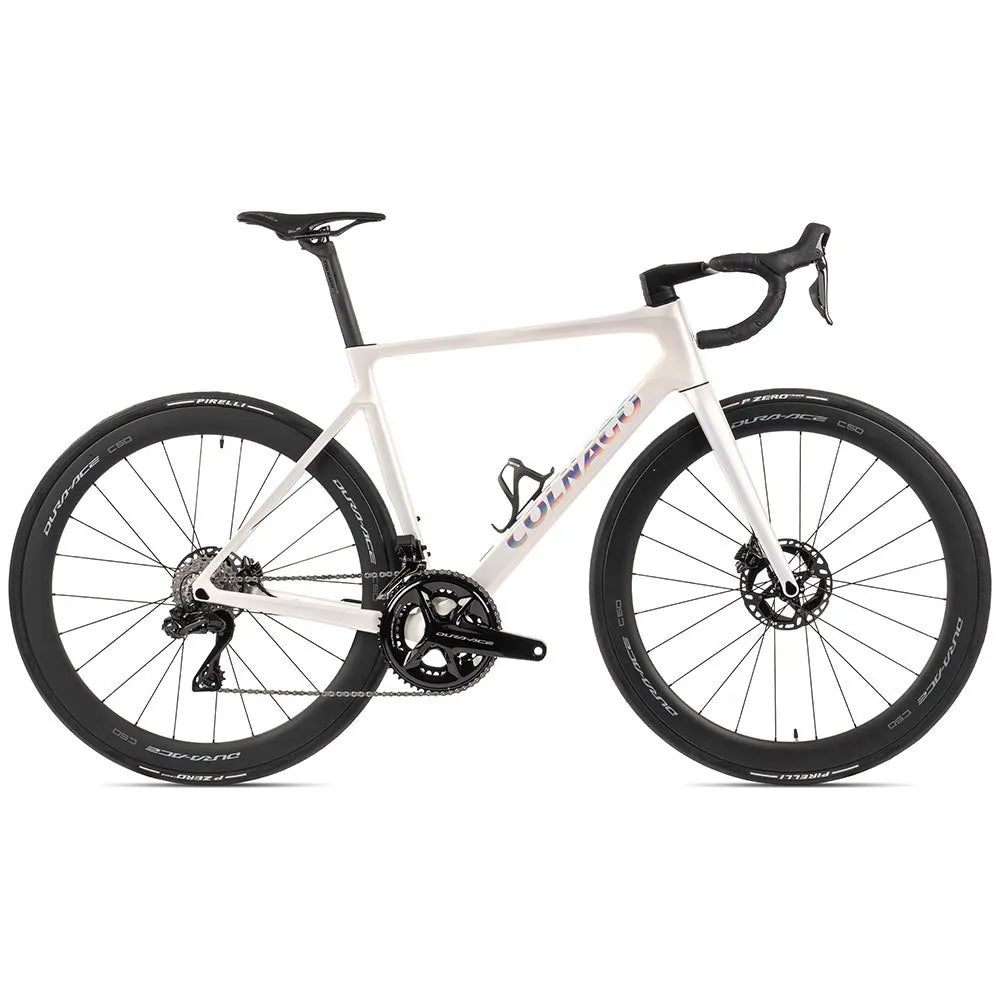 Vélo de route Colnago V4RS Shimano Ultegra Di2 Fulcrum Racing 600db Blanc