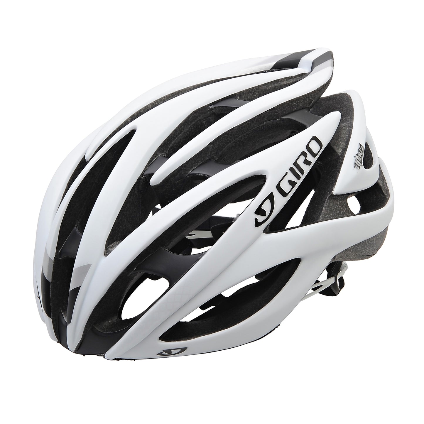 Casque Route Giro Atmos 2 Blanc Mat/Argent Taille S