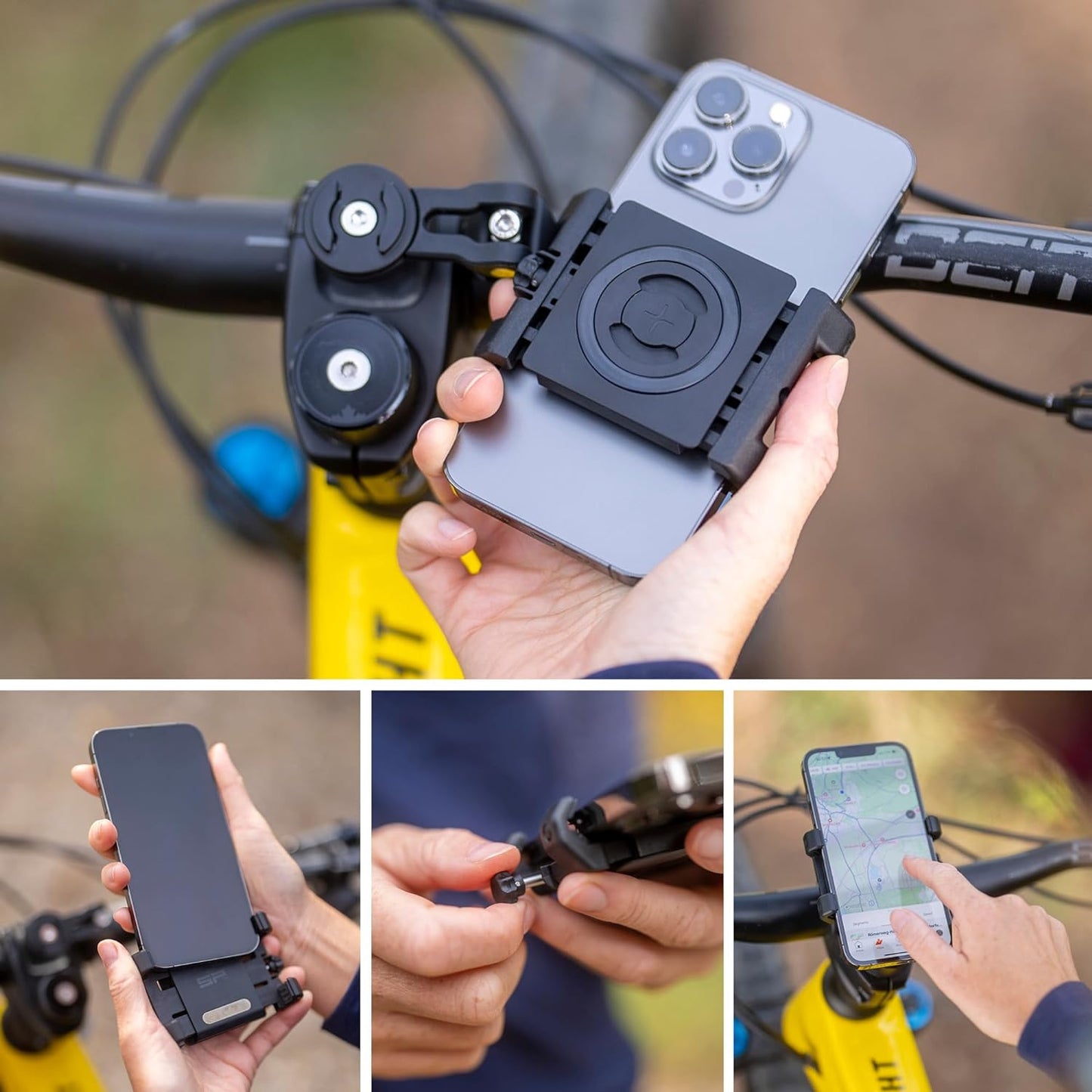 Support Smartphone Universel SP Connect Bike Bundle Universal Phone Clamp 2 in 1