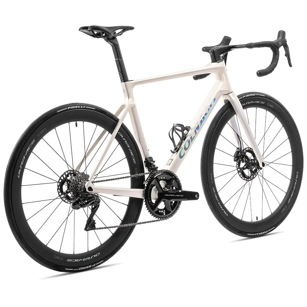 Vélo de route Colnago V4RS Shimano Ultegra Di2 Fulcrum Racing 600db Blanc